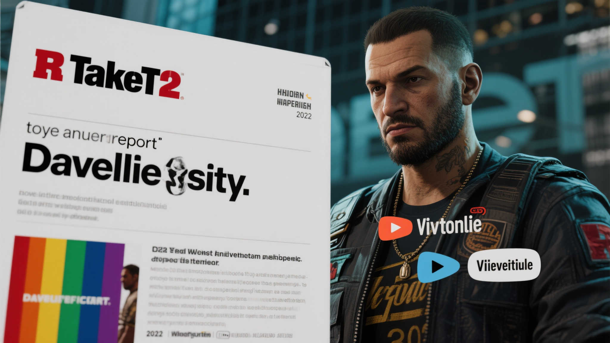 R星母公司转向新策略？年度报告剔除多元化与包容性相关内容