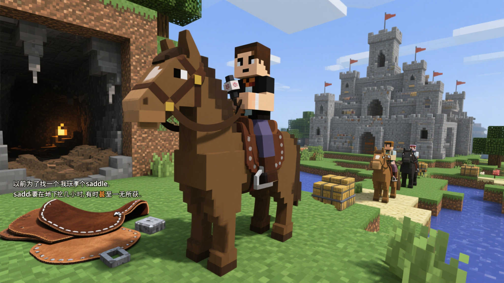 Minecraft 15周年里程碑:玩家终于解锁鞍合成功能 Minecraft 15周年里程碑:玩家终于解锁鞍合成功能